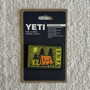 Yeti Dogs Out Tent Camping Embroidered Cooler and Bag Patch